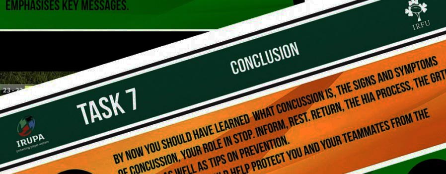 Rugby Players Ireland & IRFU Produce Online Concussion Training For Players