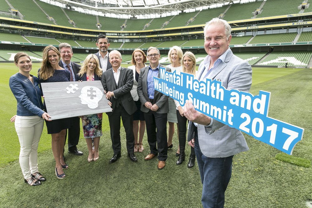 RUGBY PLAYERS IRELAND AT MENTAL HEALTH & WELLBEING SUMMIT